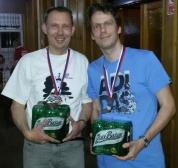 3rd place blitz tournament Piovar Jaroslav + FM Vyparina Matej