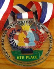 6TH PLACE MEDAL