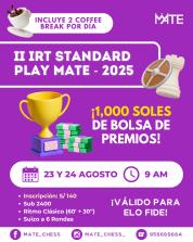 II IRT STANDARD PLAN MATE 2025                                                                      