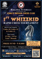 Flyer - Rapid Chess by BT & KICC                                                                    