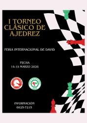 Flayer Torneo Feria Internacional de David                                                          