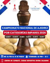 Flyer Campeonato Nacional por Categorias Impares 2026                                               