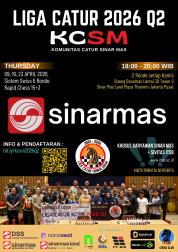 Poster Liga Catur KCSM 2026 Q2                                                                      