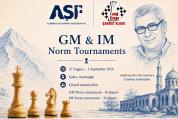 GM & IM Norm Tournaments 27 August – 2 September 2026 Guba, Azerbaijan Closed round-robin • 10 playe